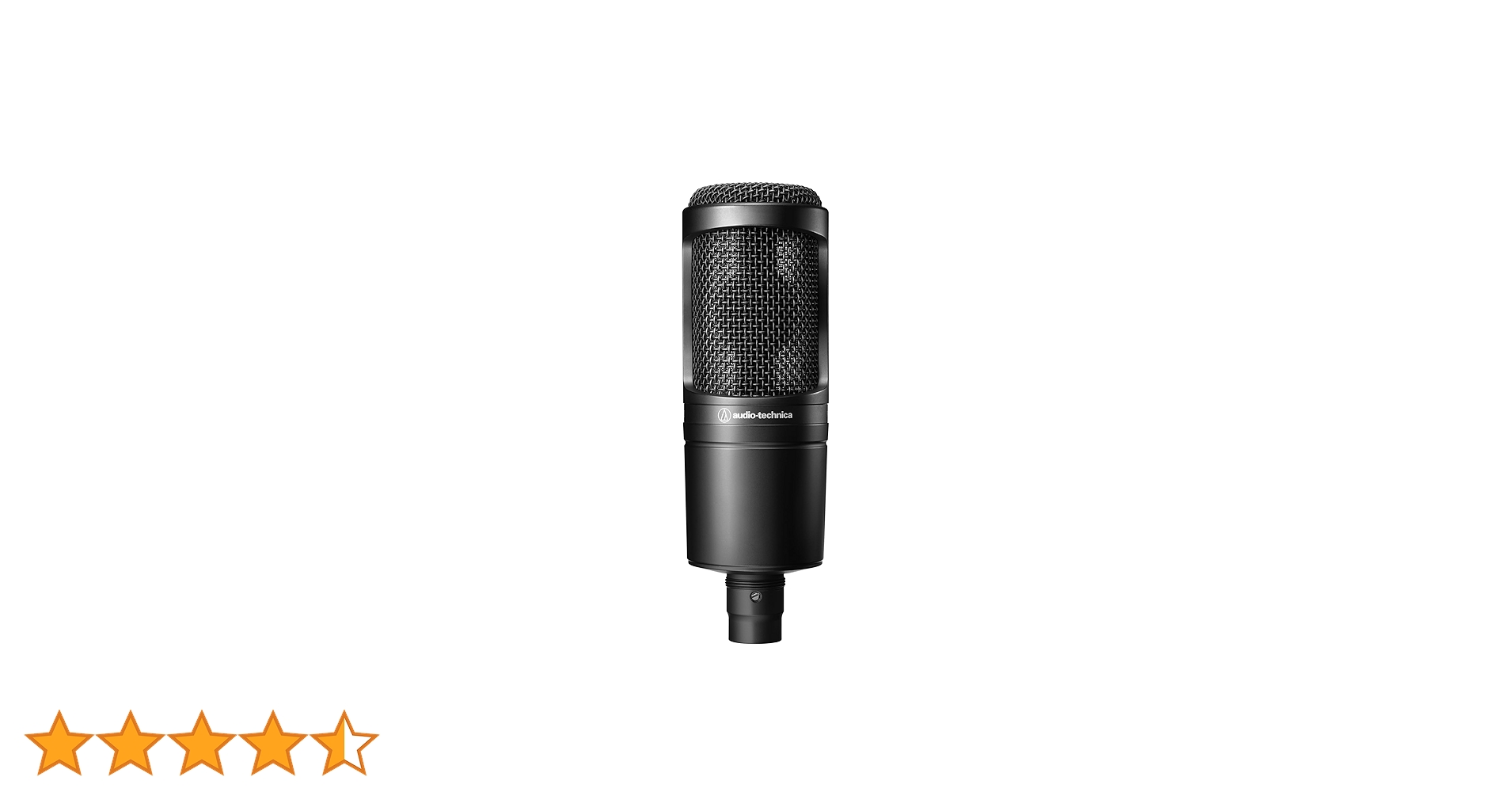 配信機器・PA機器・レコーディング機器 AudioTechnica AT2020 WW4297 AT2020｜マイクロホン：コンデンサーマイク｜オーディオテクニカ